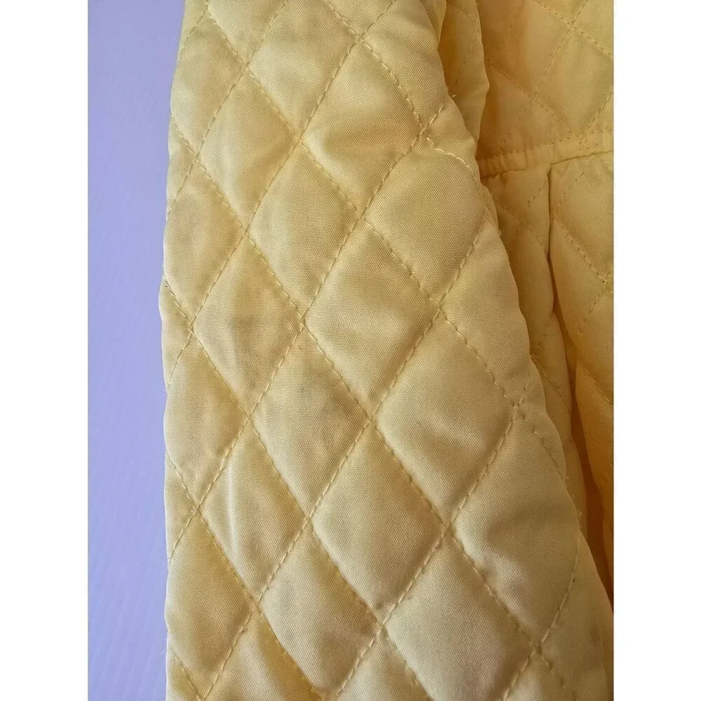 Gymboree Puffer Coat Bright Yellow Sz 3